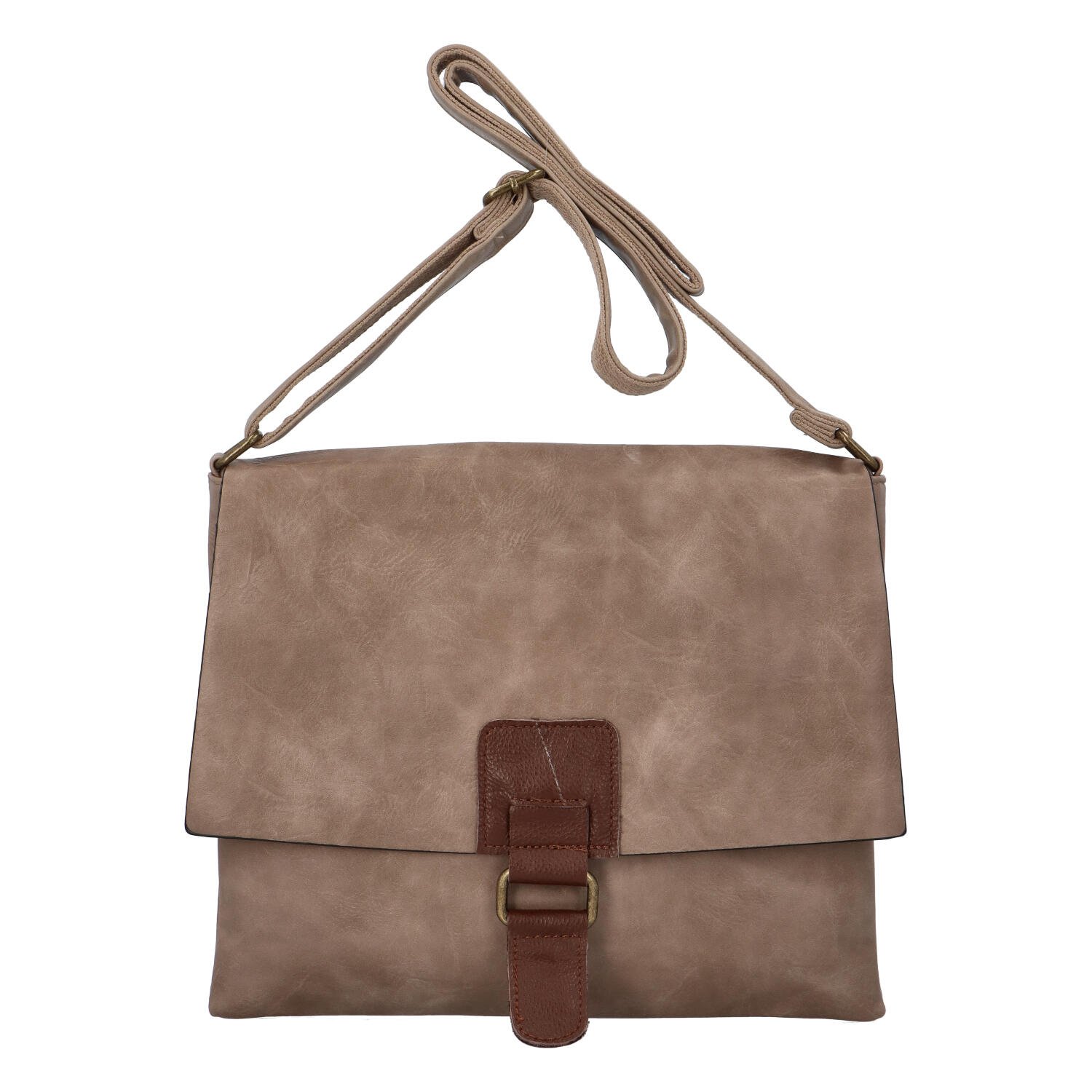 Dámská crossbody kabelka taupe - Paolo Bags Adsaast