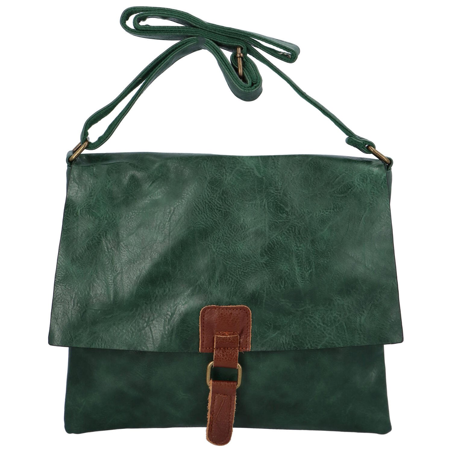 Dámská crossbody kabelka zelená - Paolo Bags Erikoma