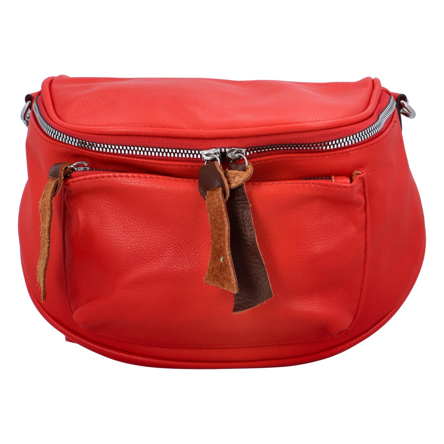 Dámská crossbody kabelka červená - Paolo Bags Karen