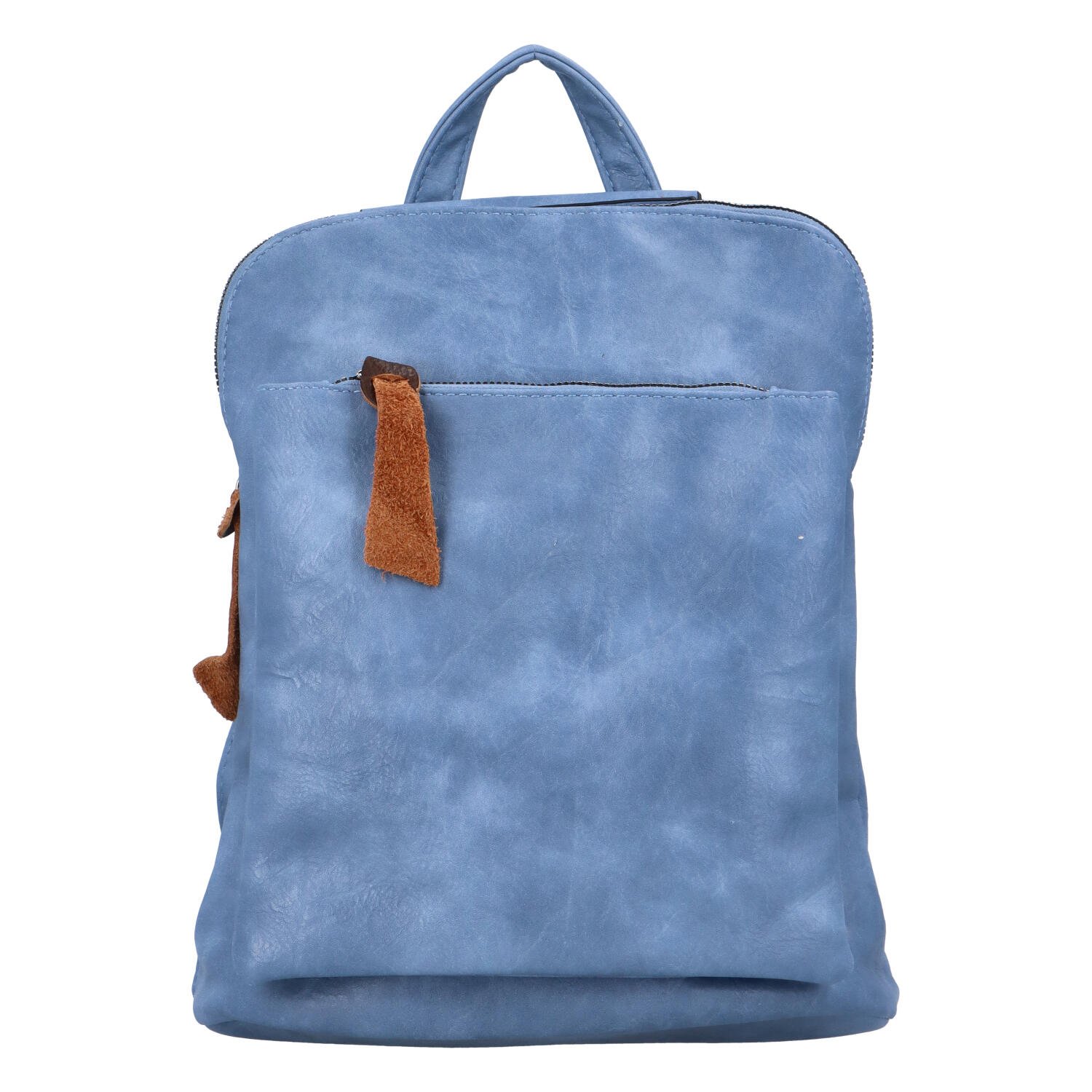 Dámský městský batoh kabelka nebesky modrý - Paolo Bags Buginolli