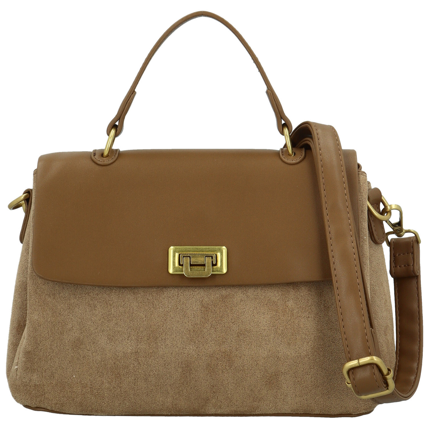 Dámská kabelka do ruky khaki - Paolo bags Tess