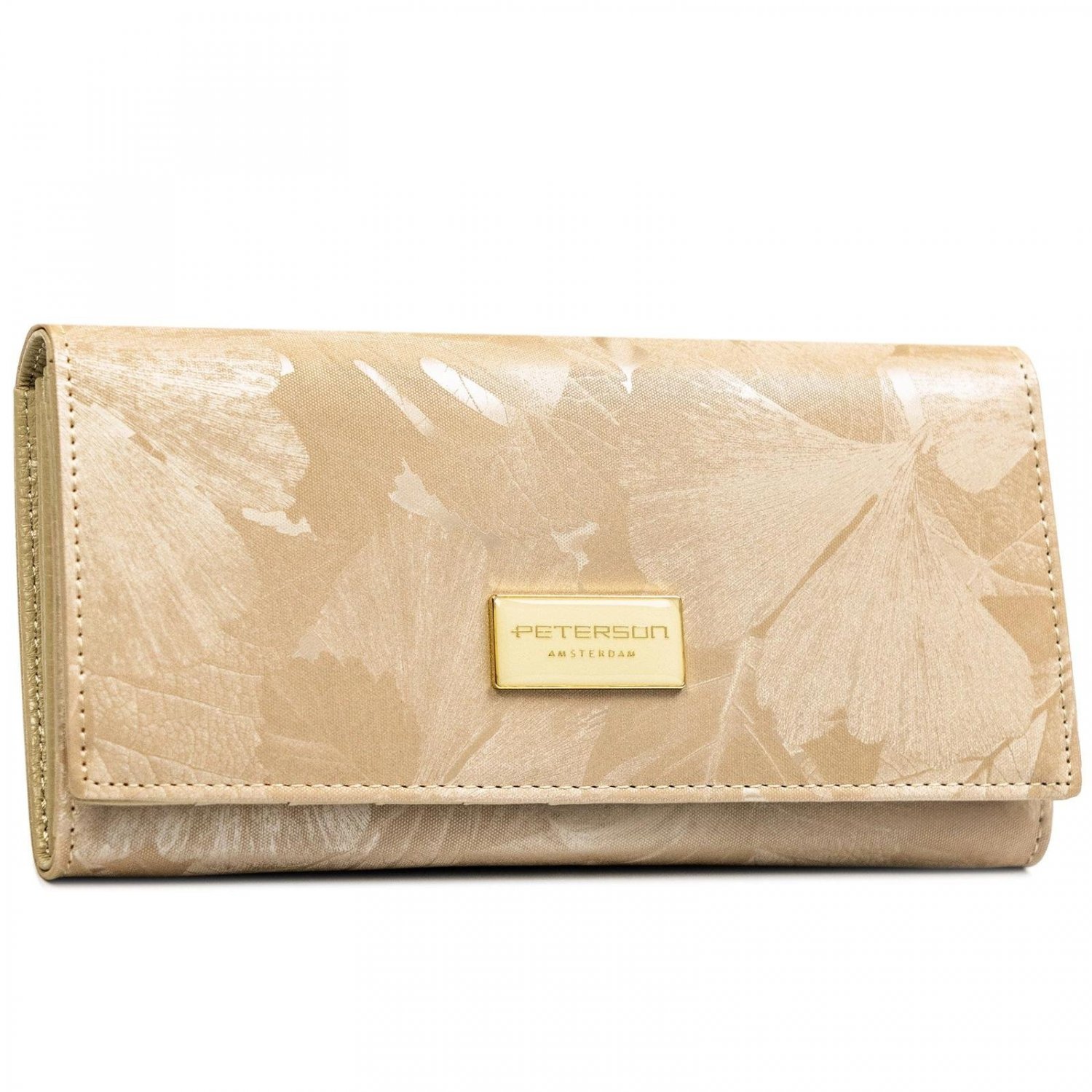 Dámská koženkovo/kožená peněženka béžová - Peterson Aniko