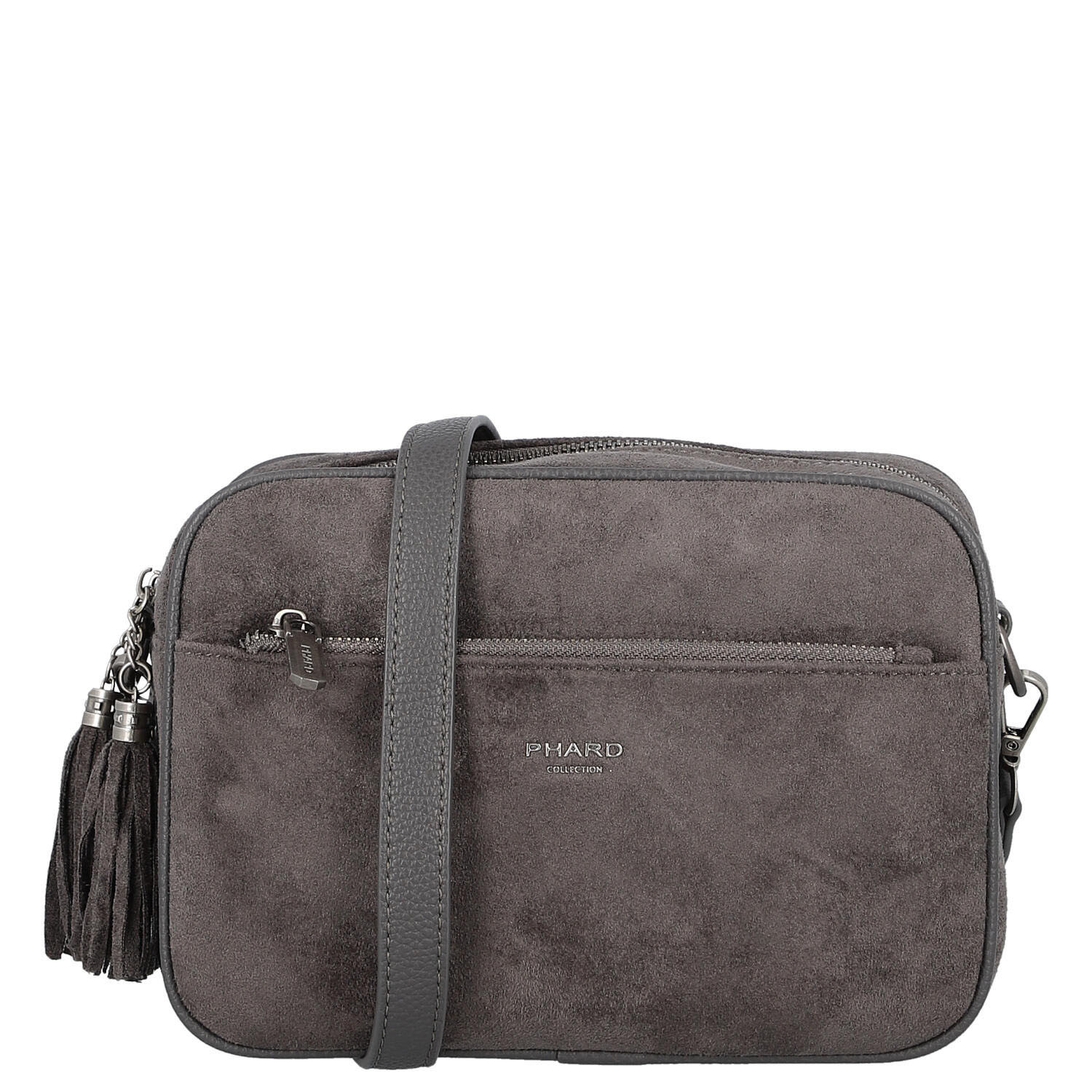 Dámská crossbody kabelka šedá - Phard Lysa