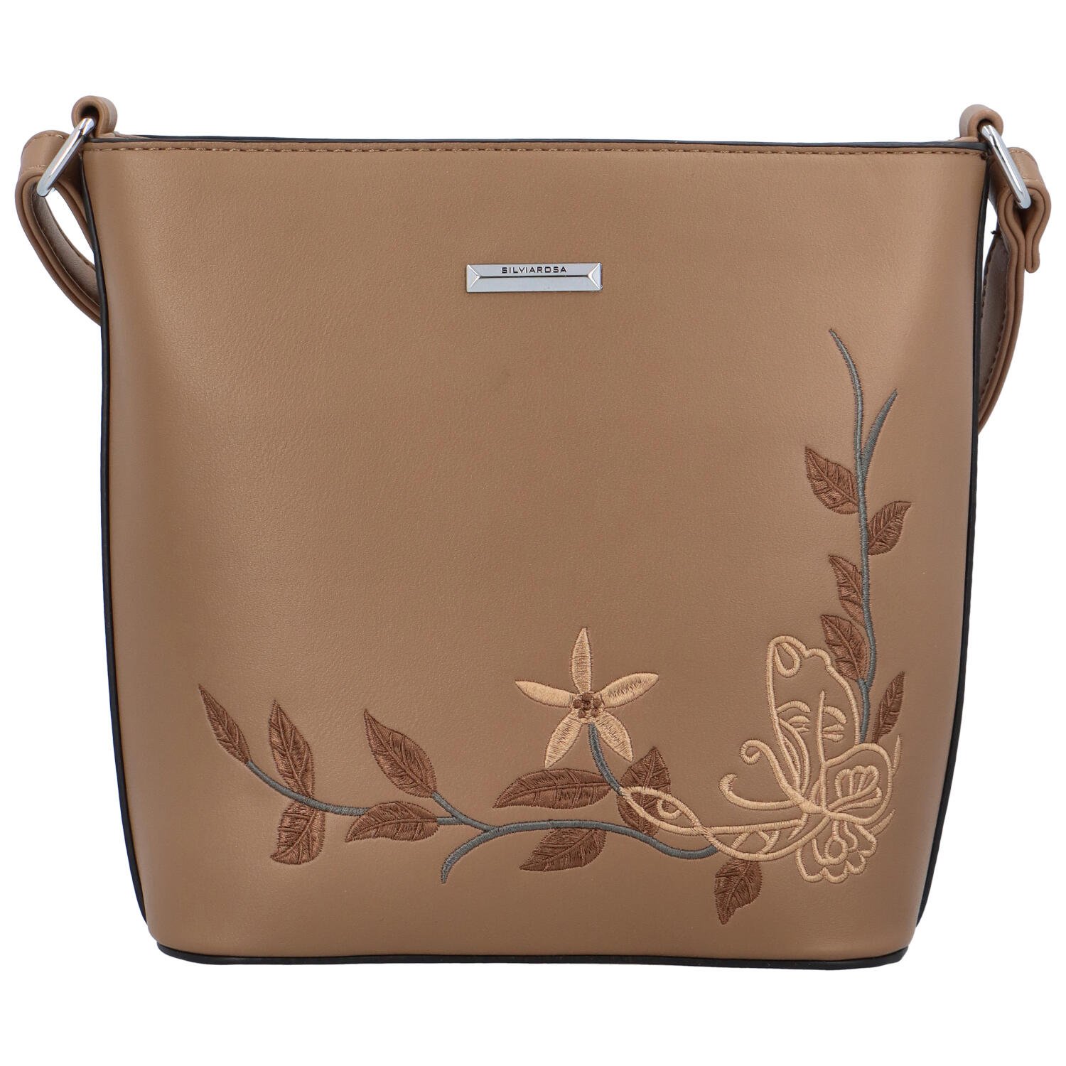 Dámská crossbody kabelka khaki - Silvia Rosa Believa