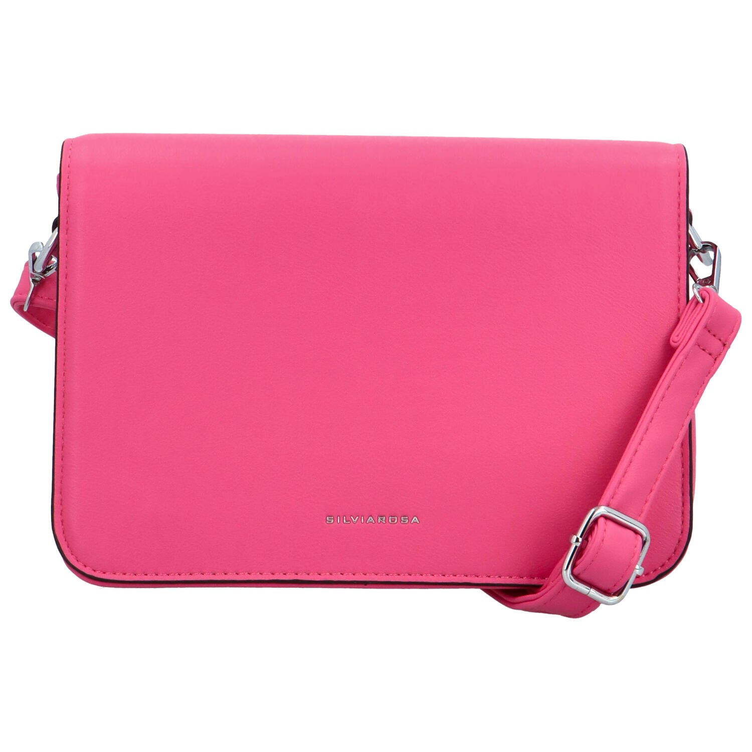 Dámská crossbody kabelka fuchsiová - Silvia Rosa Uwetta