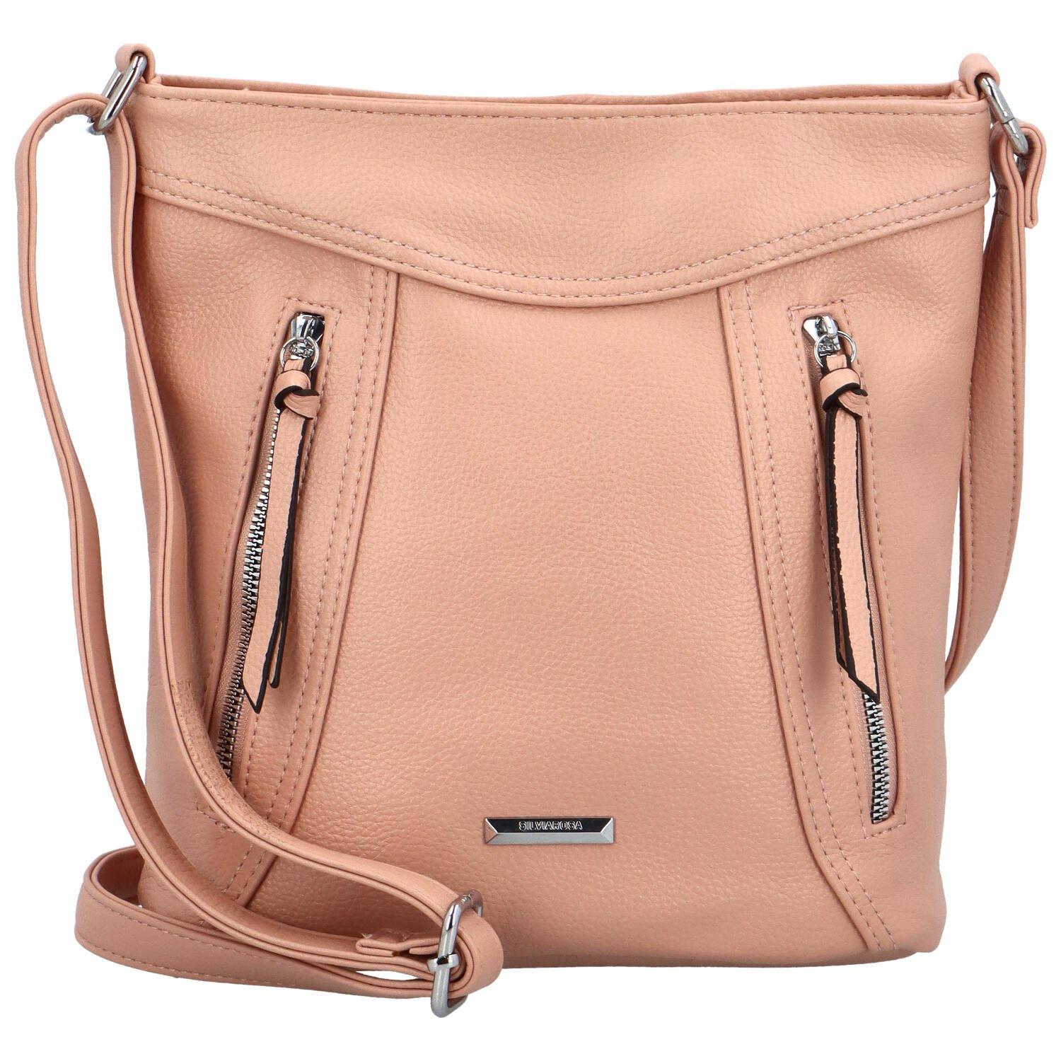 Dámská crossbody kabelka růžová - Silvia Rosa Lindsey