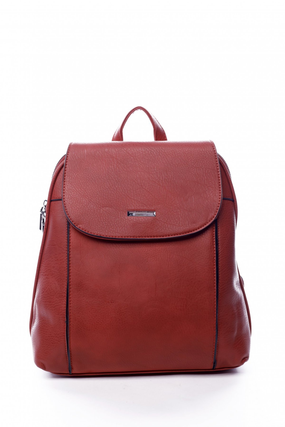 Dámský městský batoh kabelka červený - Silvia Rosa Polan