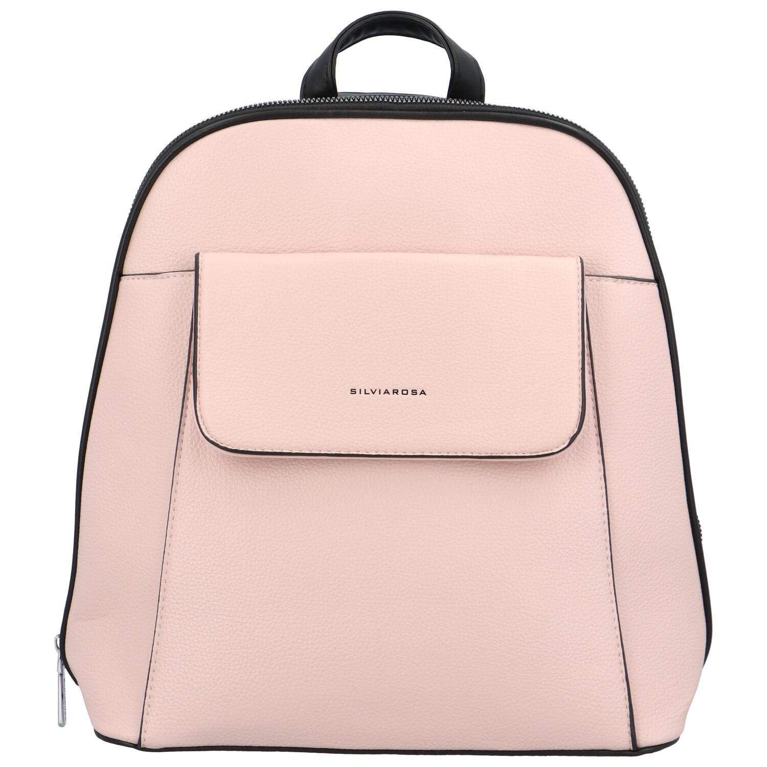 Dámský batoh kabelka světle růžový - Silvia Rosa Jersil