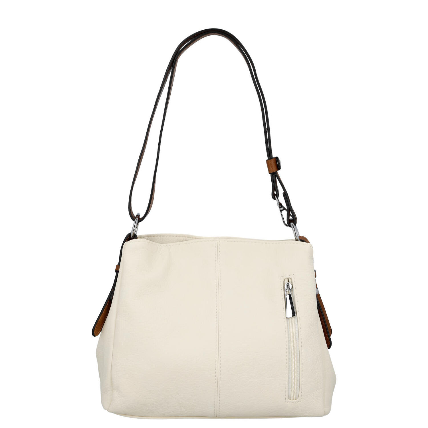 Dámská crossbody kabelka krémová - Coveri Nelli