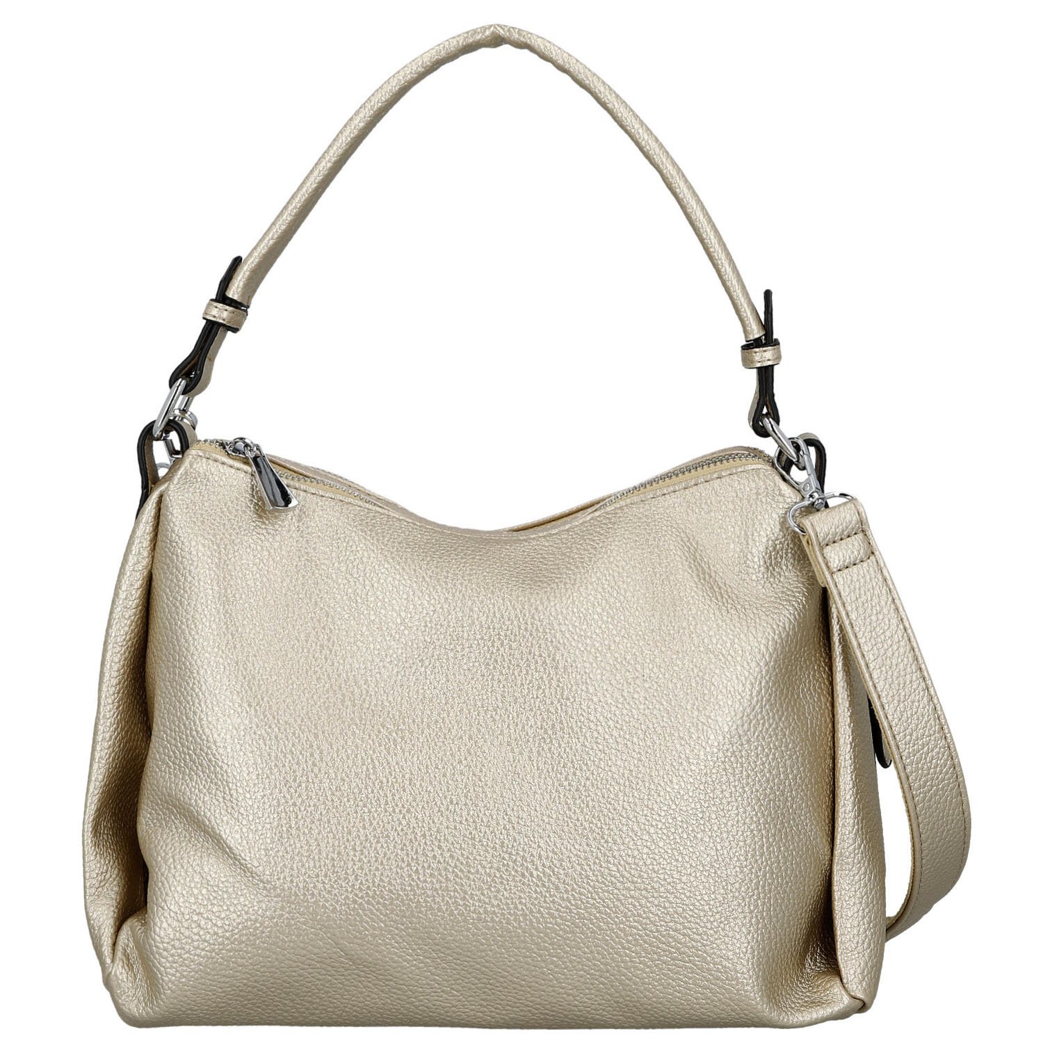 Dámská kabelka na rameno zlatá - Coveri Klaudia