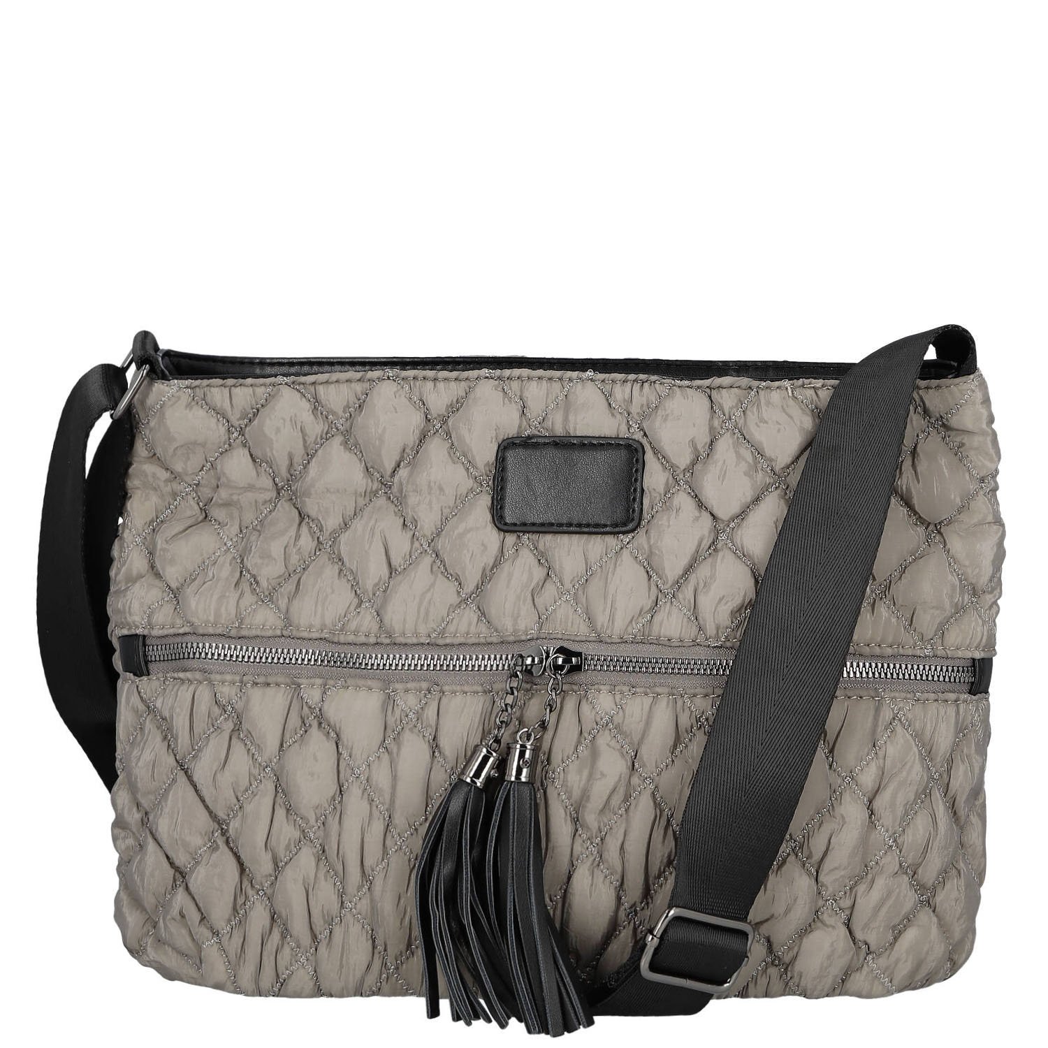 Dámská crossbody kabelka šedá - Firenze Nellisa