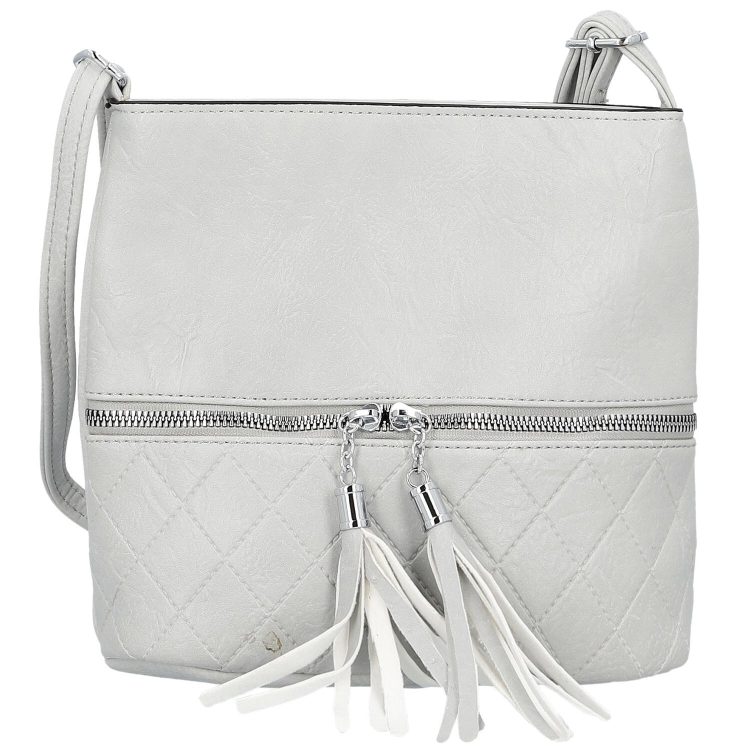 Dámská crossbody kabelka šedá - Firenze Emila