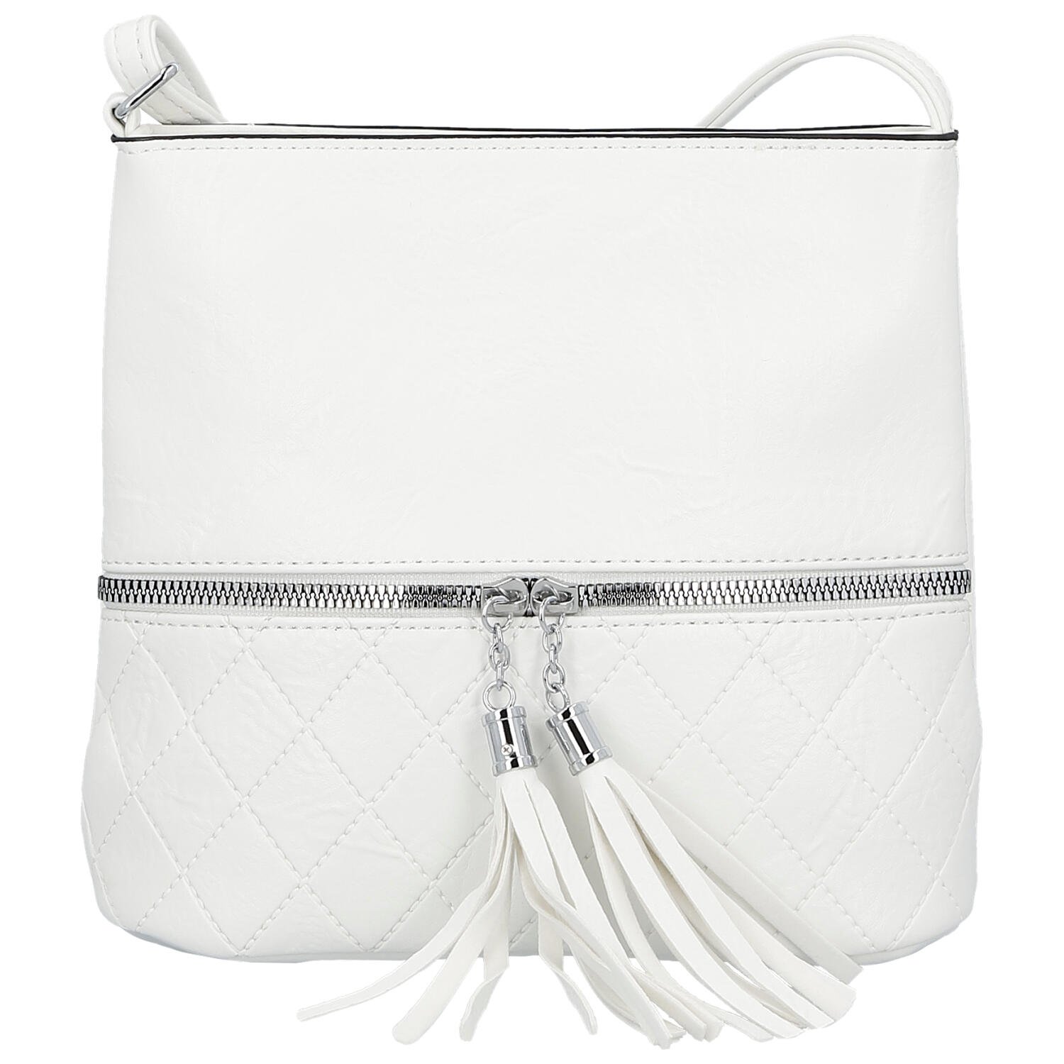 Dámská crossbody kabelka bílá - Firenze Emila