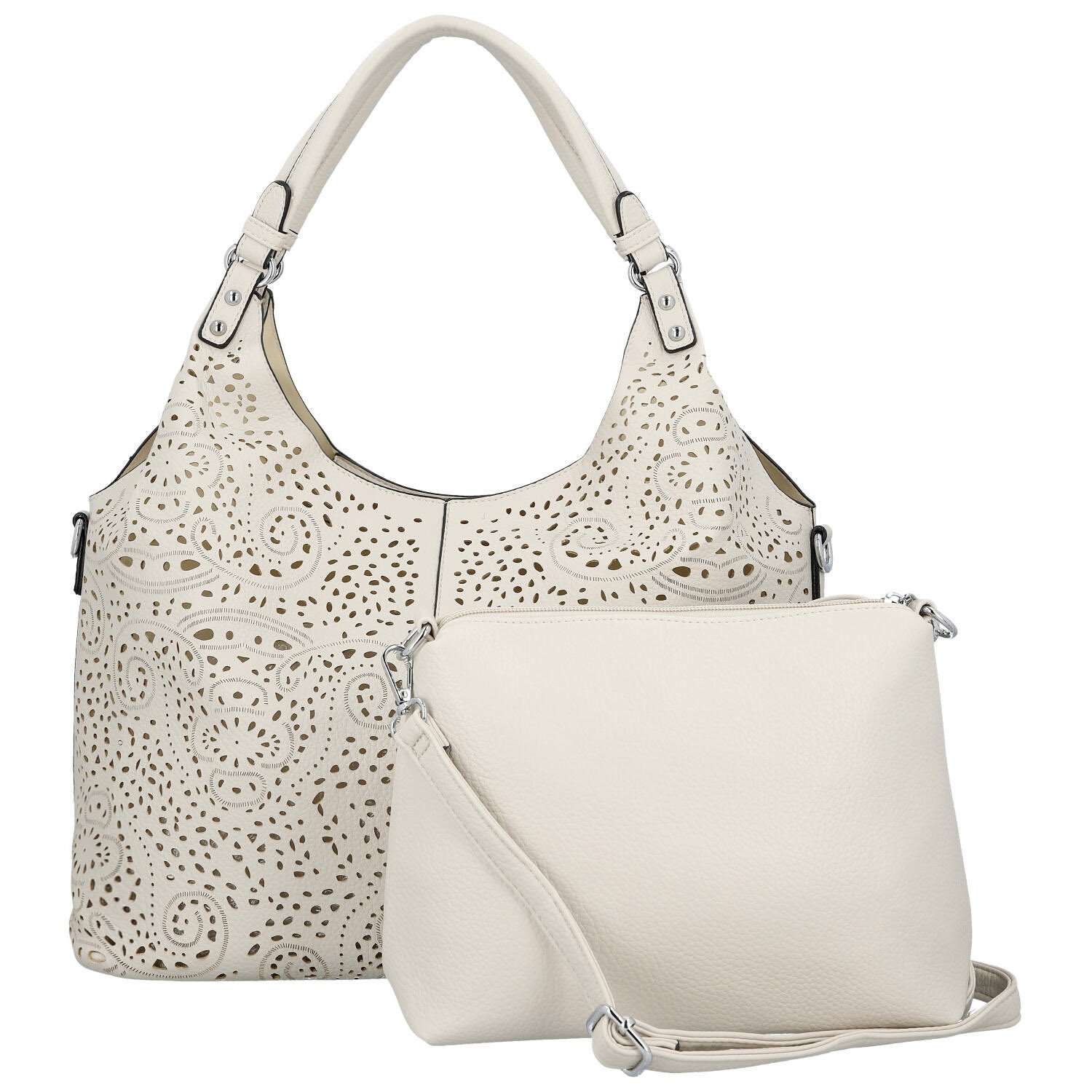 Dámský set kabelek krémový - Firenze Heidi