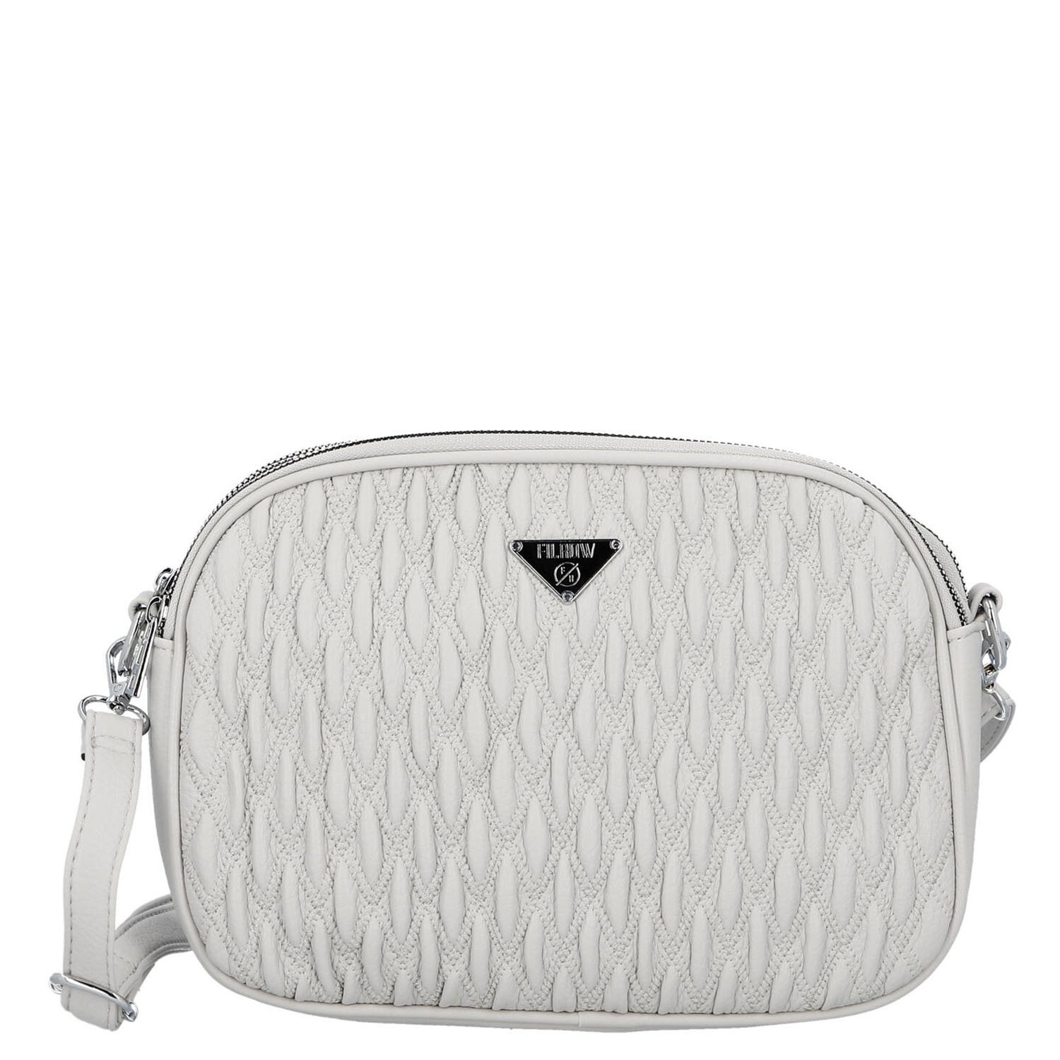 Dámská crossbody kabelka světle šedá - Firenze Galisia