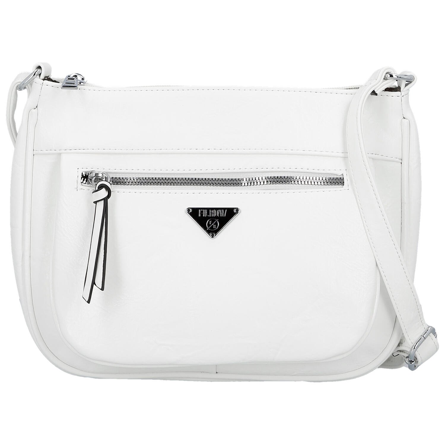 Dámská crossbody kabelka bílá - Firenze Ilma