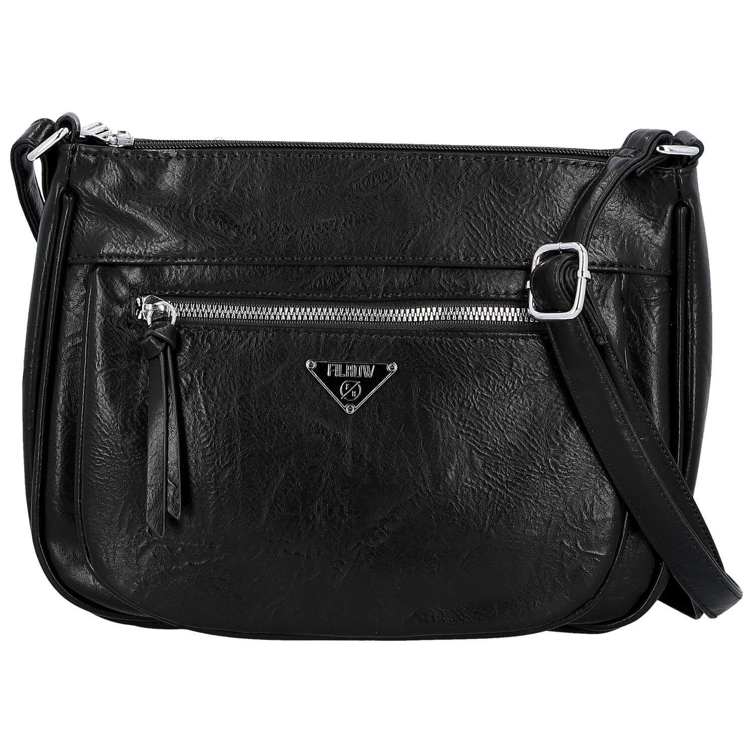 Dámská crossbody kabelka černá - Firenze Ilma