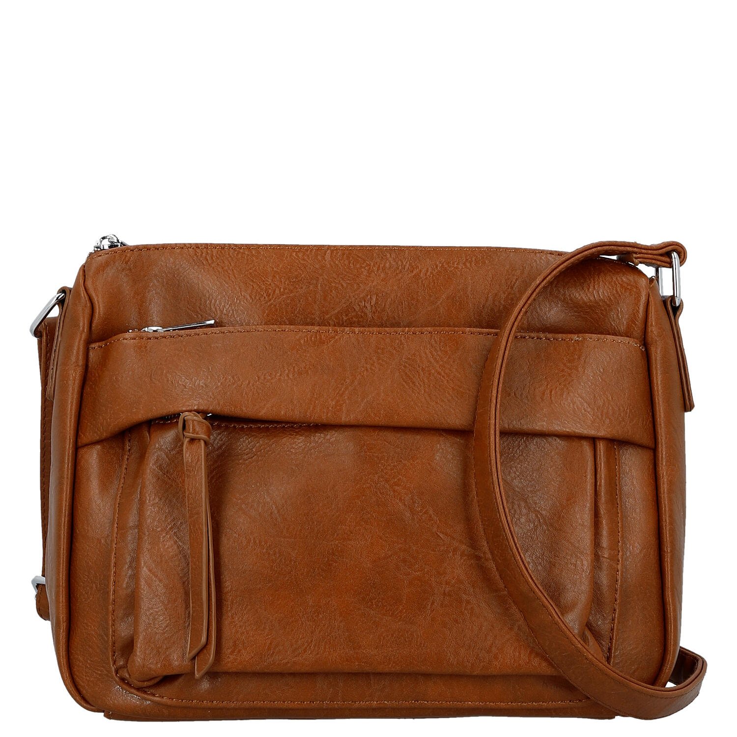Dámská crossbody kabelka hnědá - Firenze Arafia