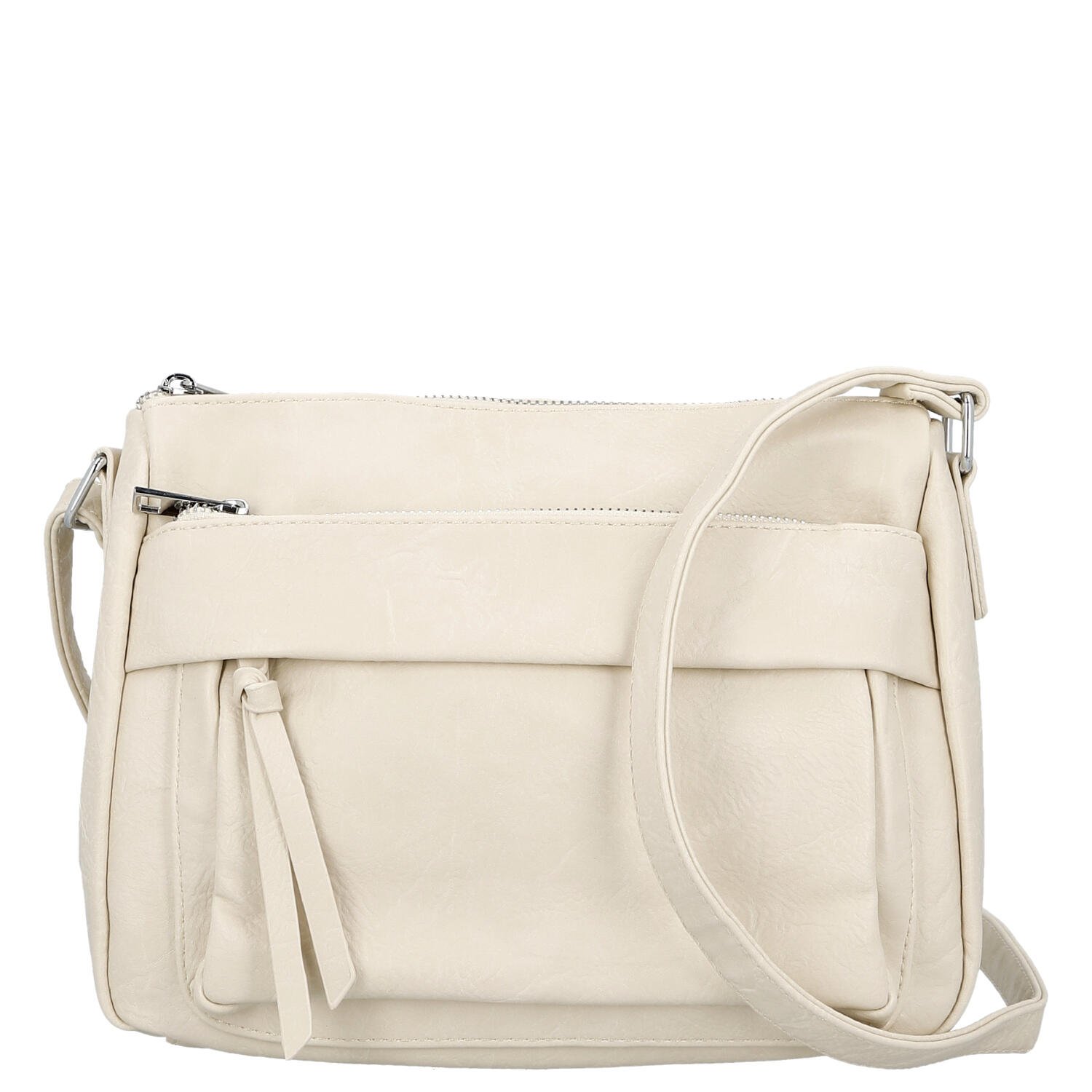 Dámská crossbody kabelka béžová - Firenze Arafia