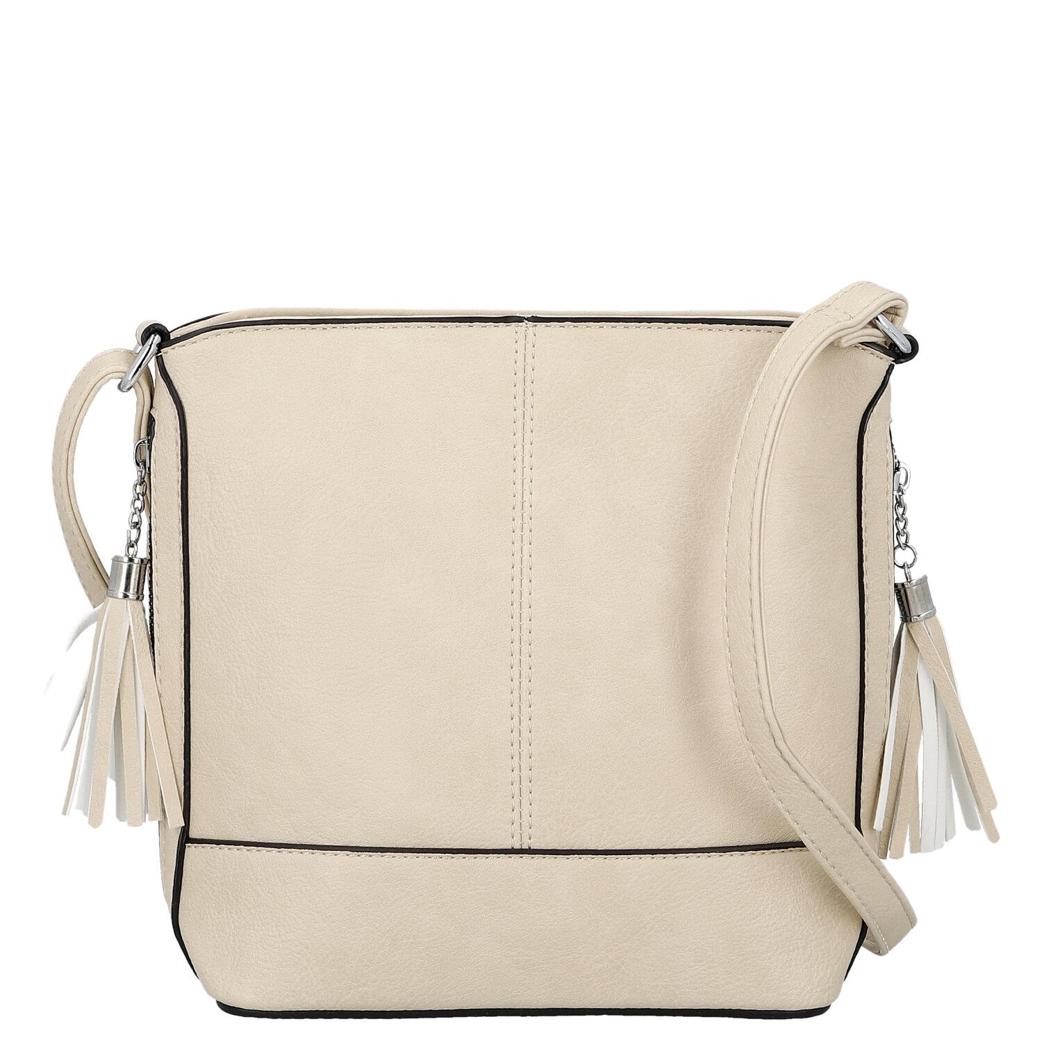 Dámská crossbody kabelka béžová - Firenze Alevin