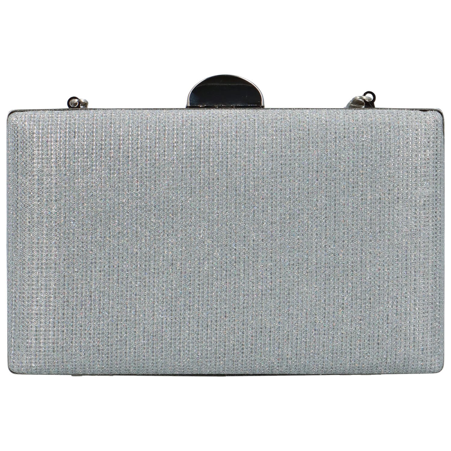 Elegantní dámské psaníčko stříbrné - MOON Coletta