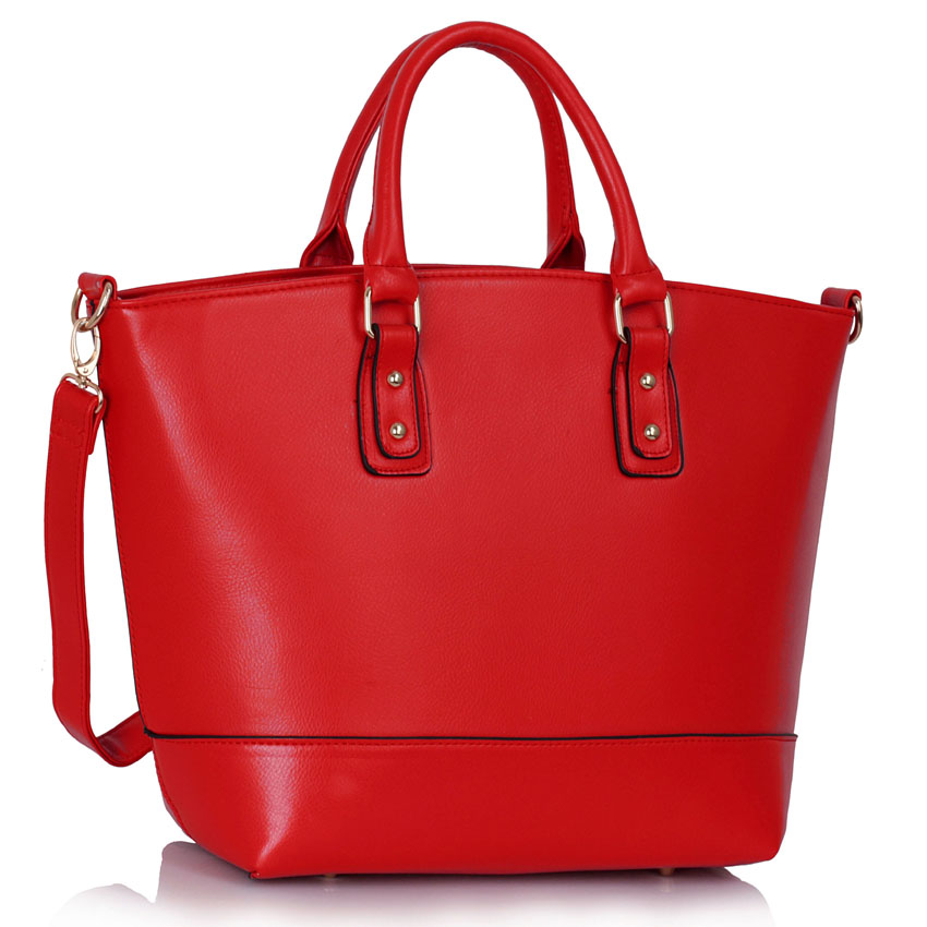 Červená kabelka LS fashion LS0085B