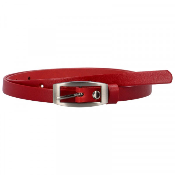 Dámský kožený opasek červený - PB Jarro 95