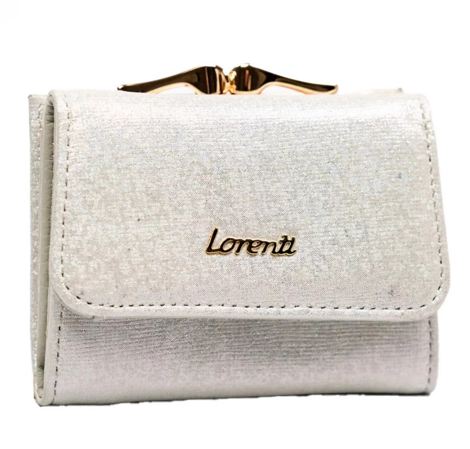 Dámská kožená peněženka stříbrná - Lorenti Sisa