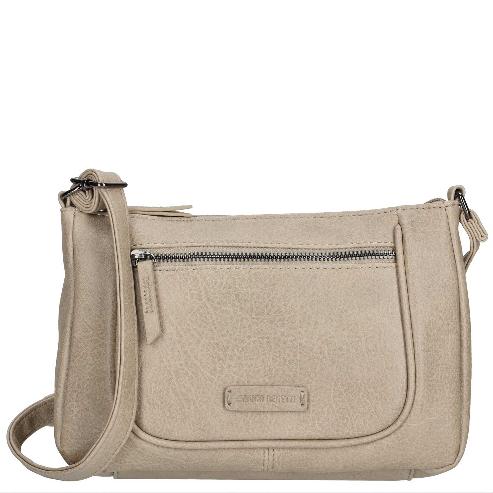 Dámská crossbody kabelka světlá taupe - Enrico Benetti Katherin
