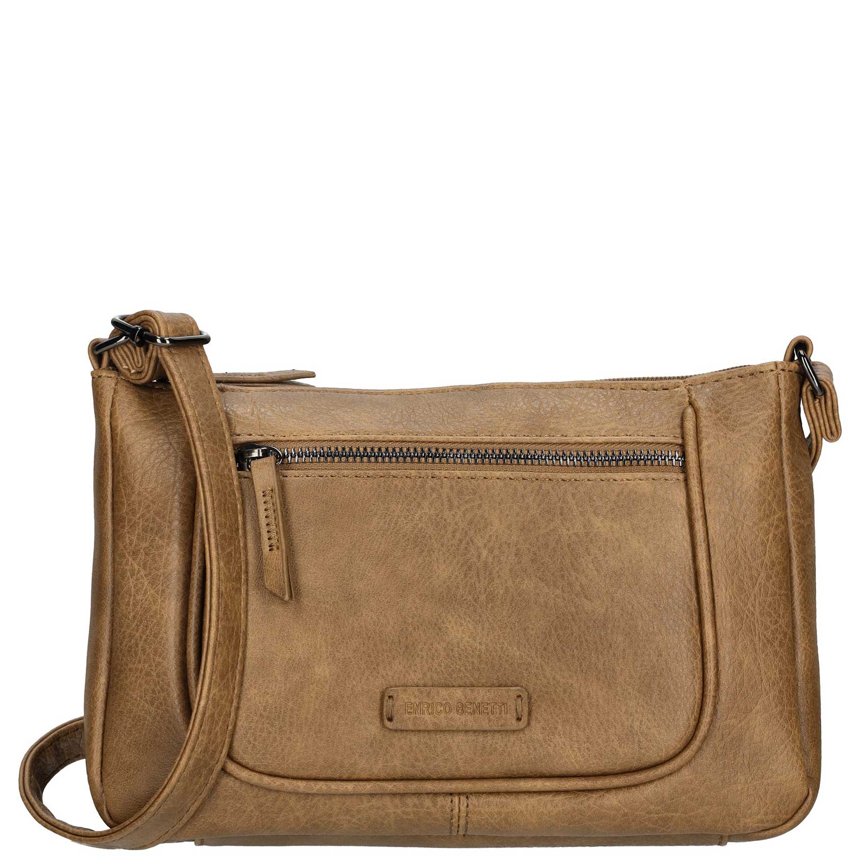 Dámská crossbody kabelka camel - Enrico Benetti Katherin