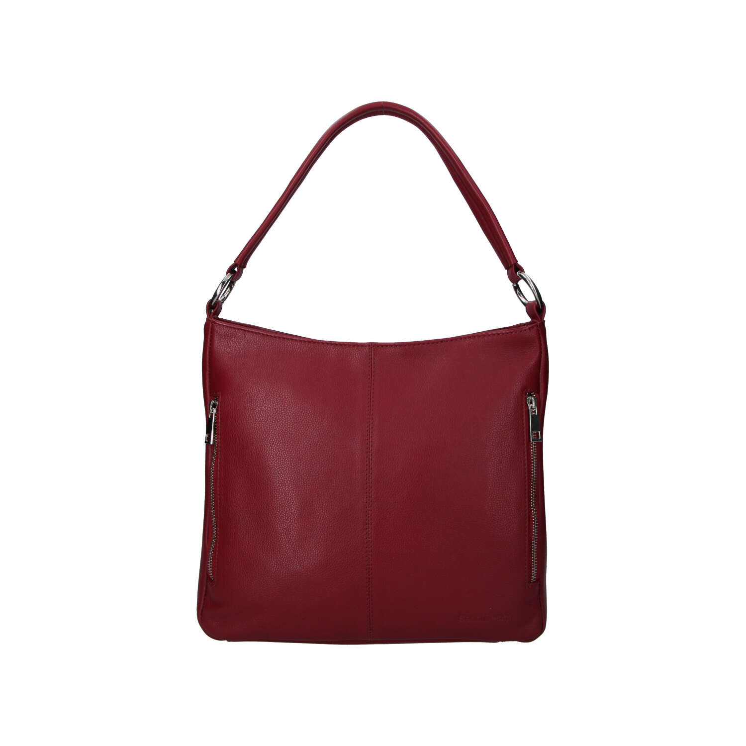Dámská kožená kabelka přes rameno vínová - Sendi Design Clare