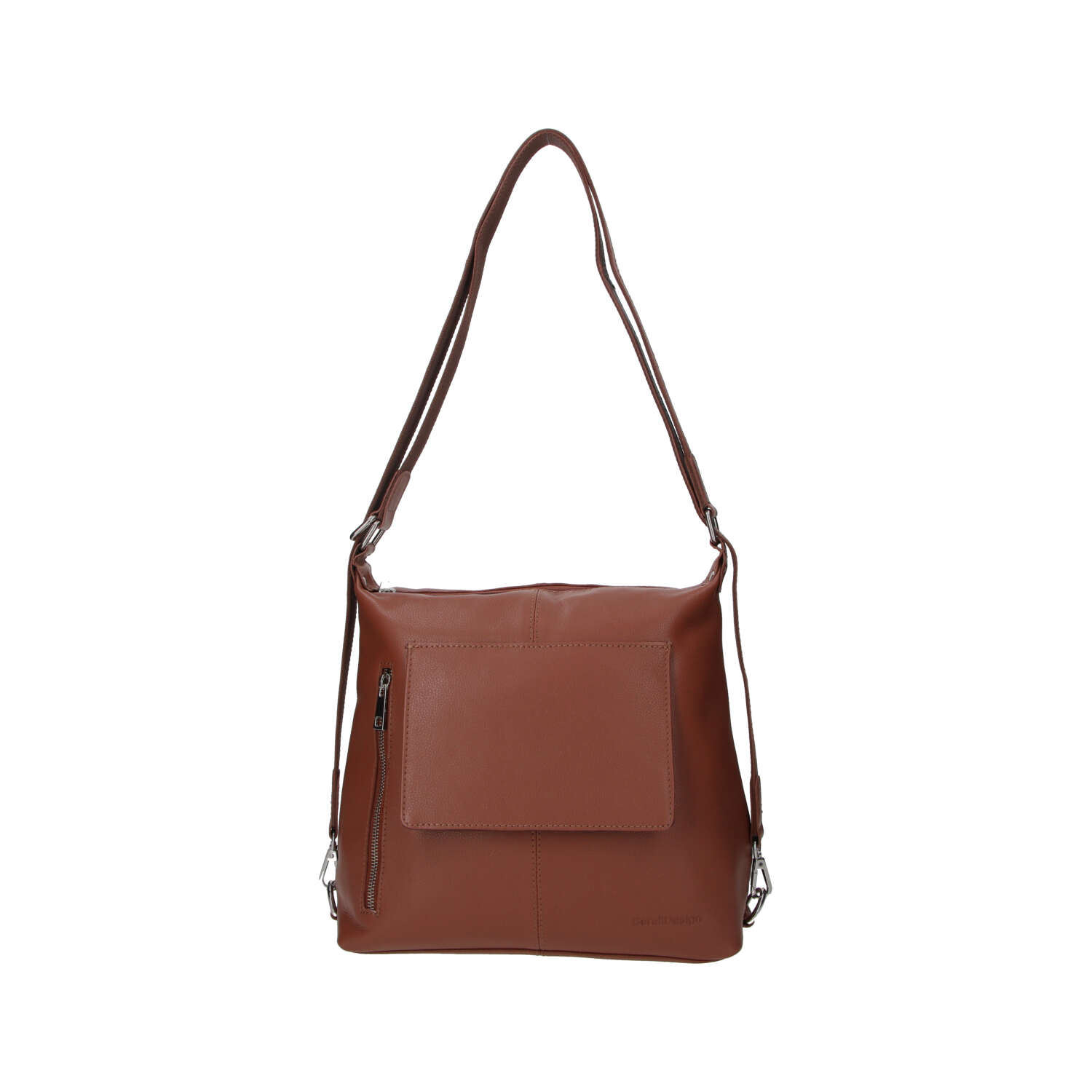 Dámská kožená kabelka batoh hnědá - Sendi Design Kirsen