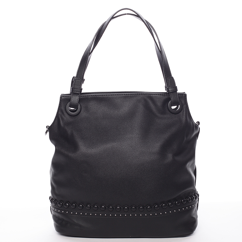 Módní dámská kabelka na předloktí černá - MARIA C Skylar