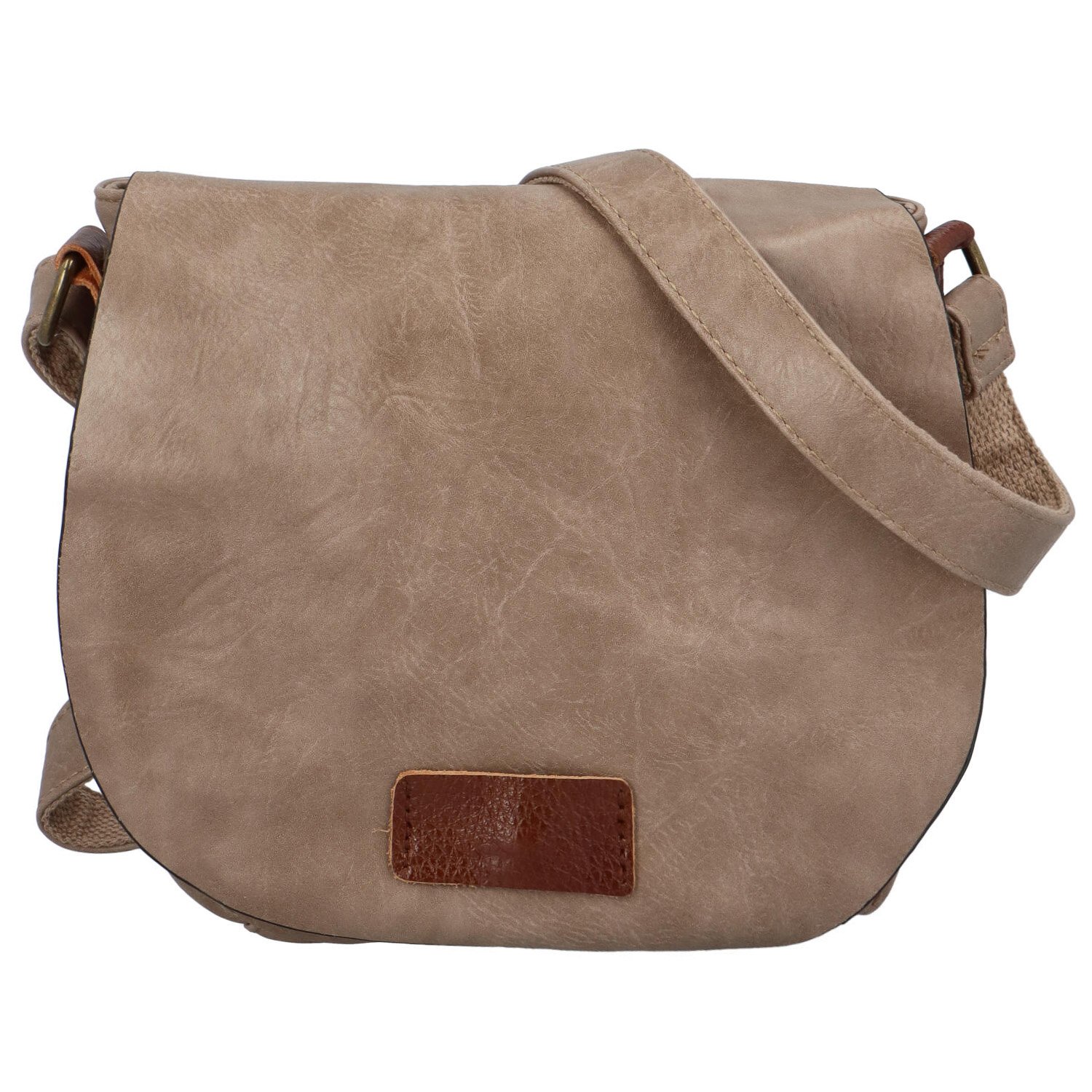 Dámska crossbody kabelka světlá taupe - Paolo Bags Jessica