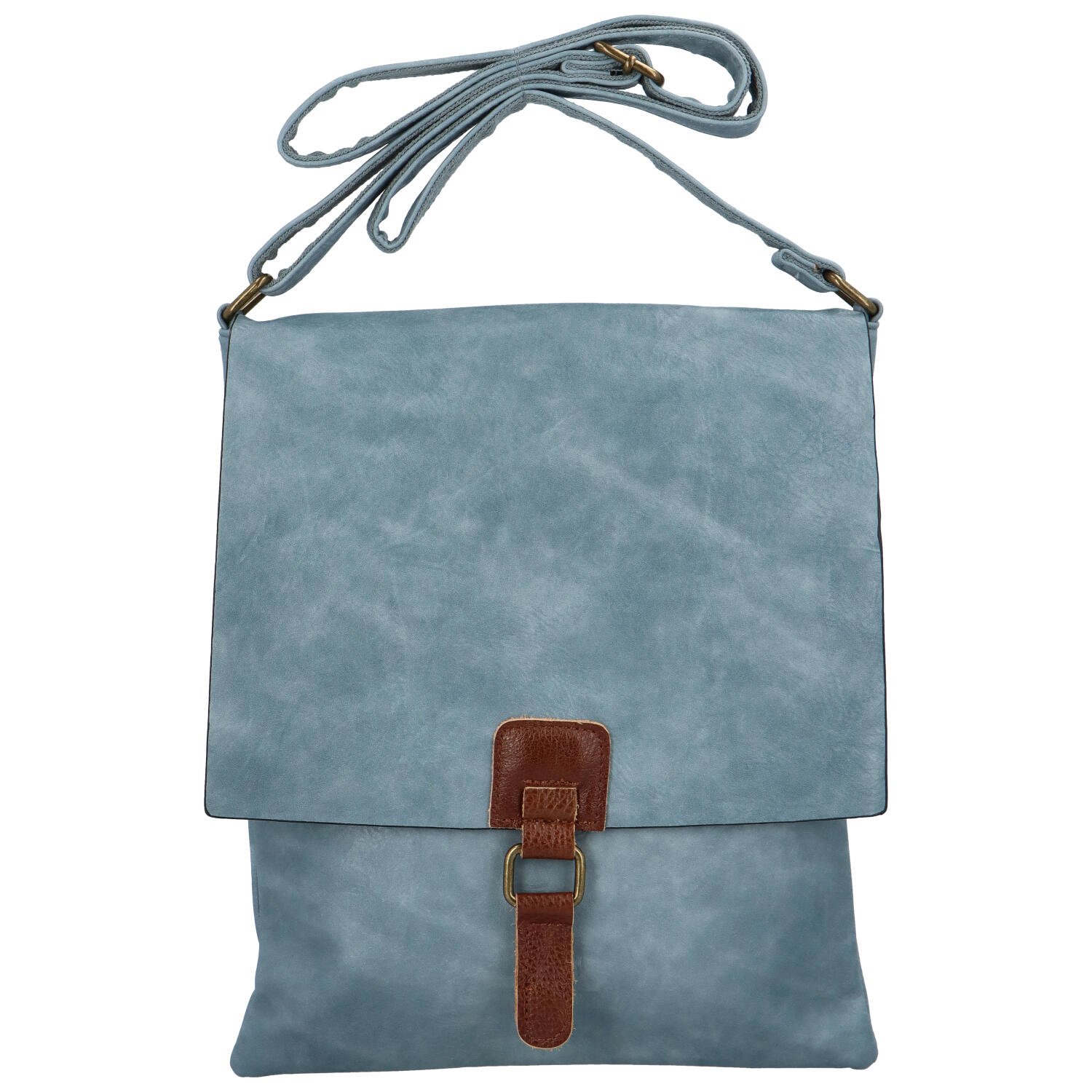 Dámská crossbody kabelka džínově modrá - Paolo Bags Elvíra