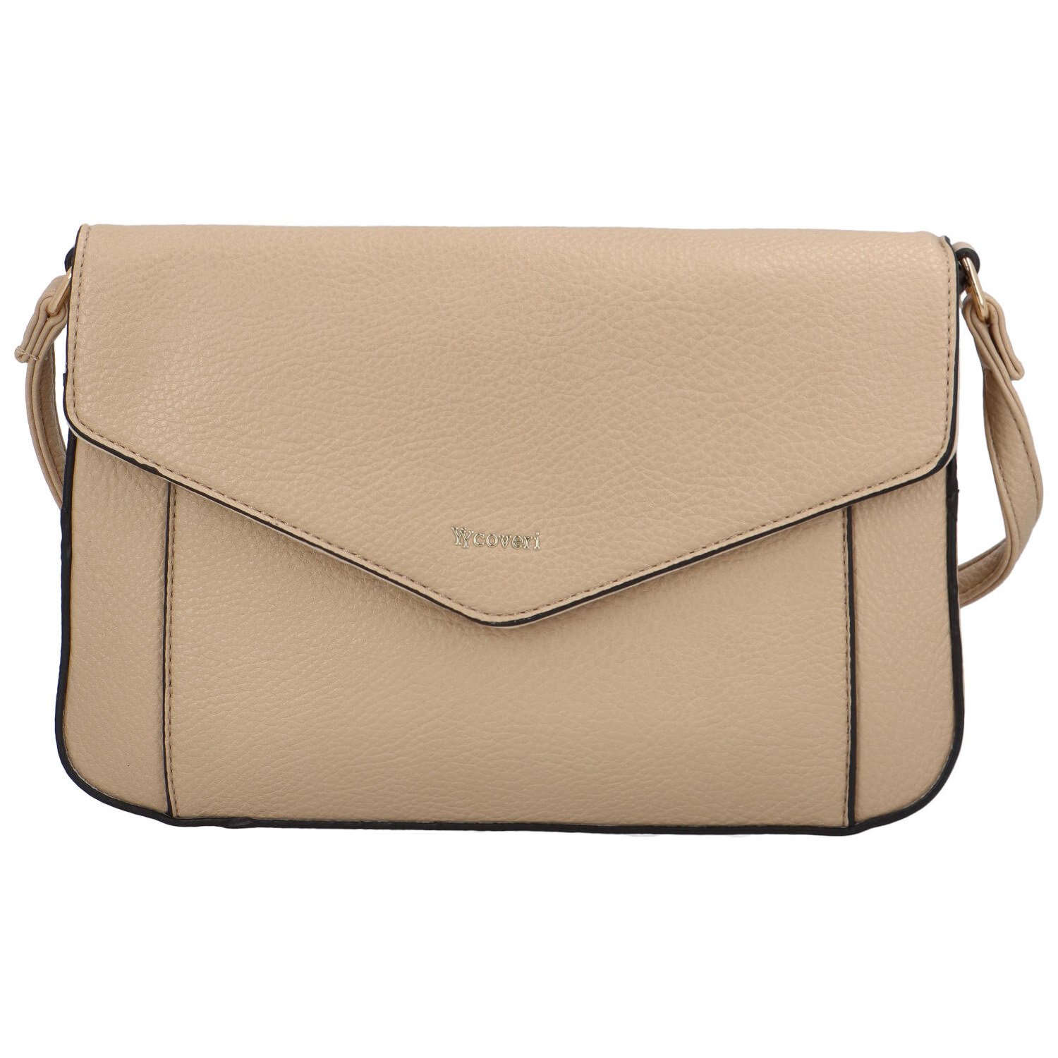 Dámská crossbody kabelka tmavě béžová - Coveri Leonada