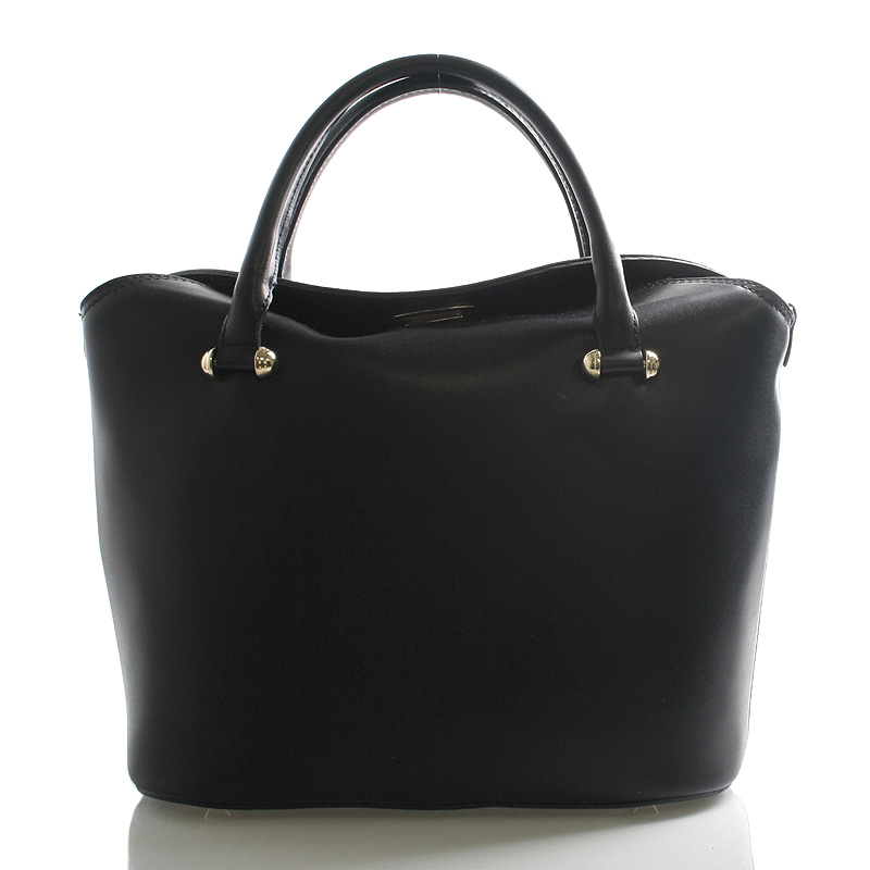 Dámská kabelka černá kožená - ItalY Daria