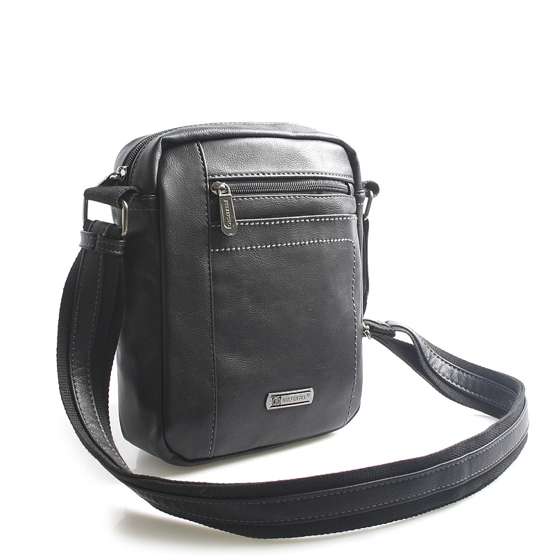 Černá taška přes rameno na doklady Bellugio Blake