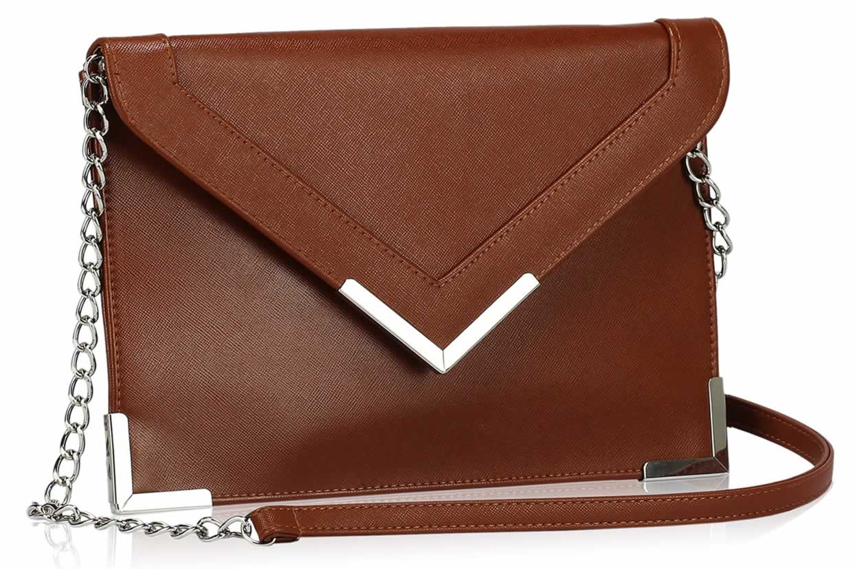 Hnědé psaníčko LSE00179