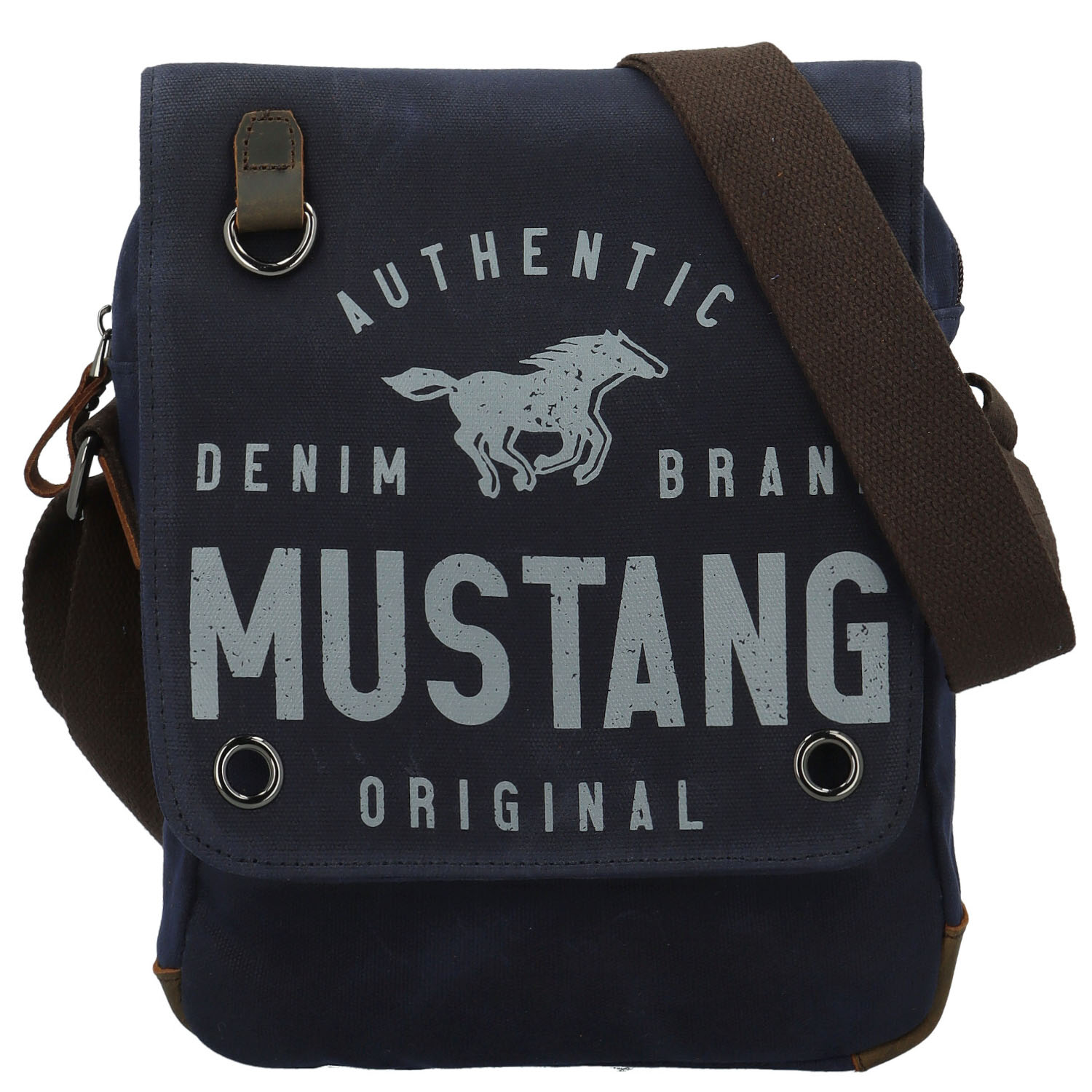 Pánská crossbody taška tmavě modrá - Mustang Roger