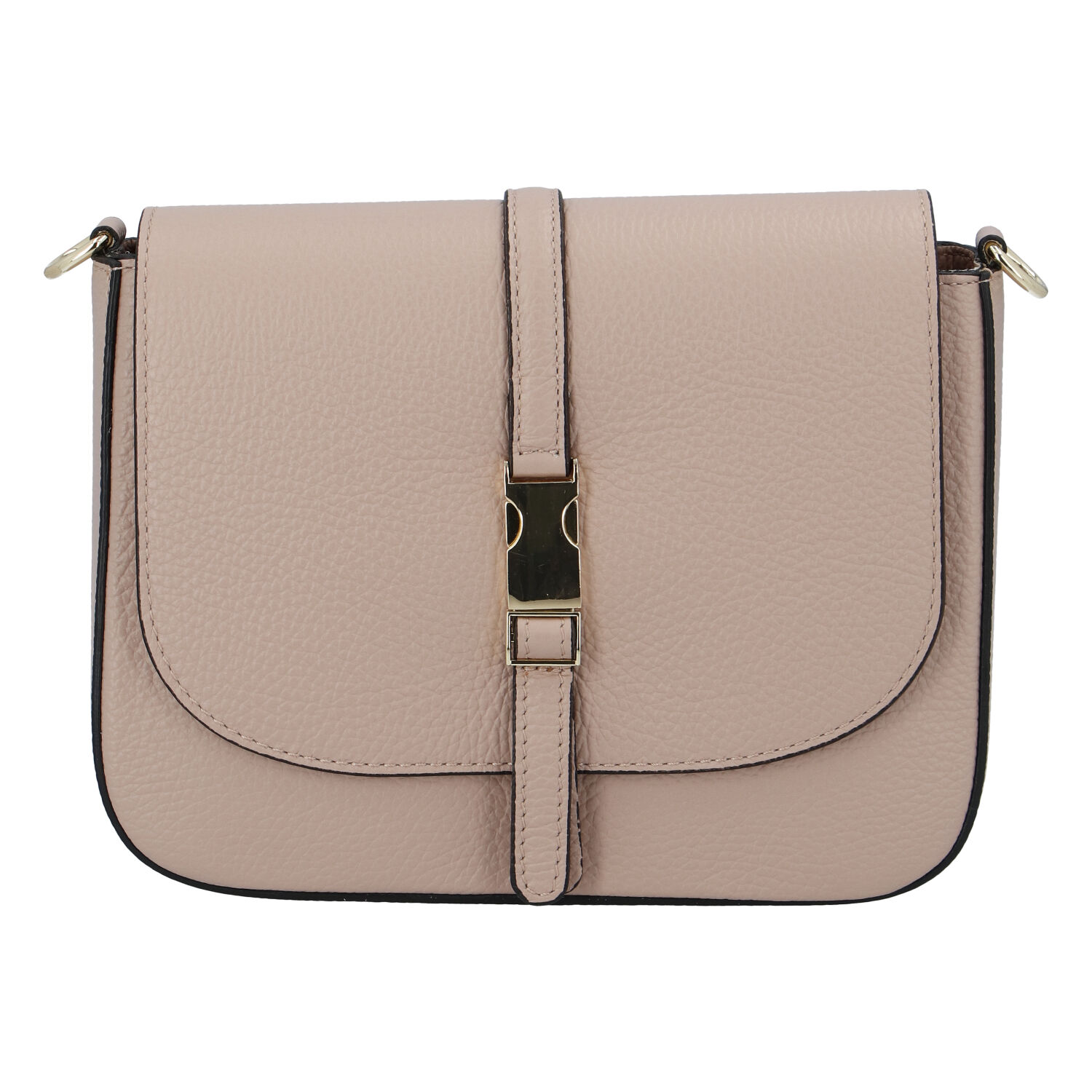 Dámská kožená crossbody kabelka camel - ItalY Neul