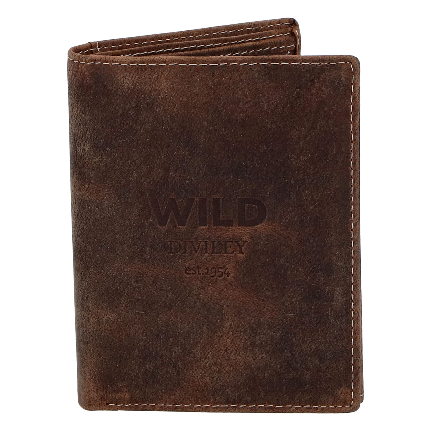 Pánská kožená peněženka hnědá - WILD Dilly