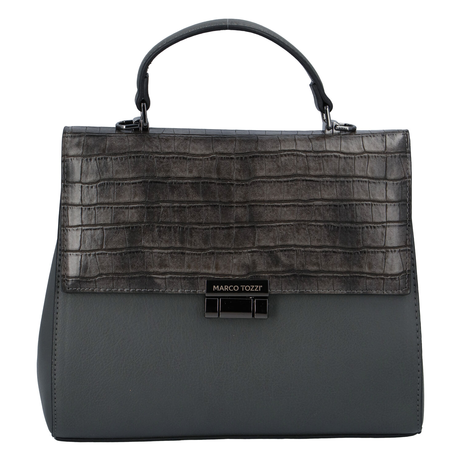 Luxusní dámská módní kabelka šedá - Marco Tozzi Clas