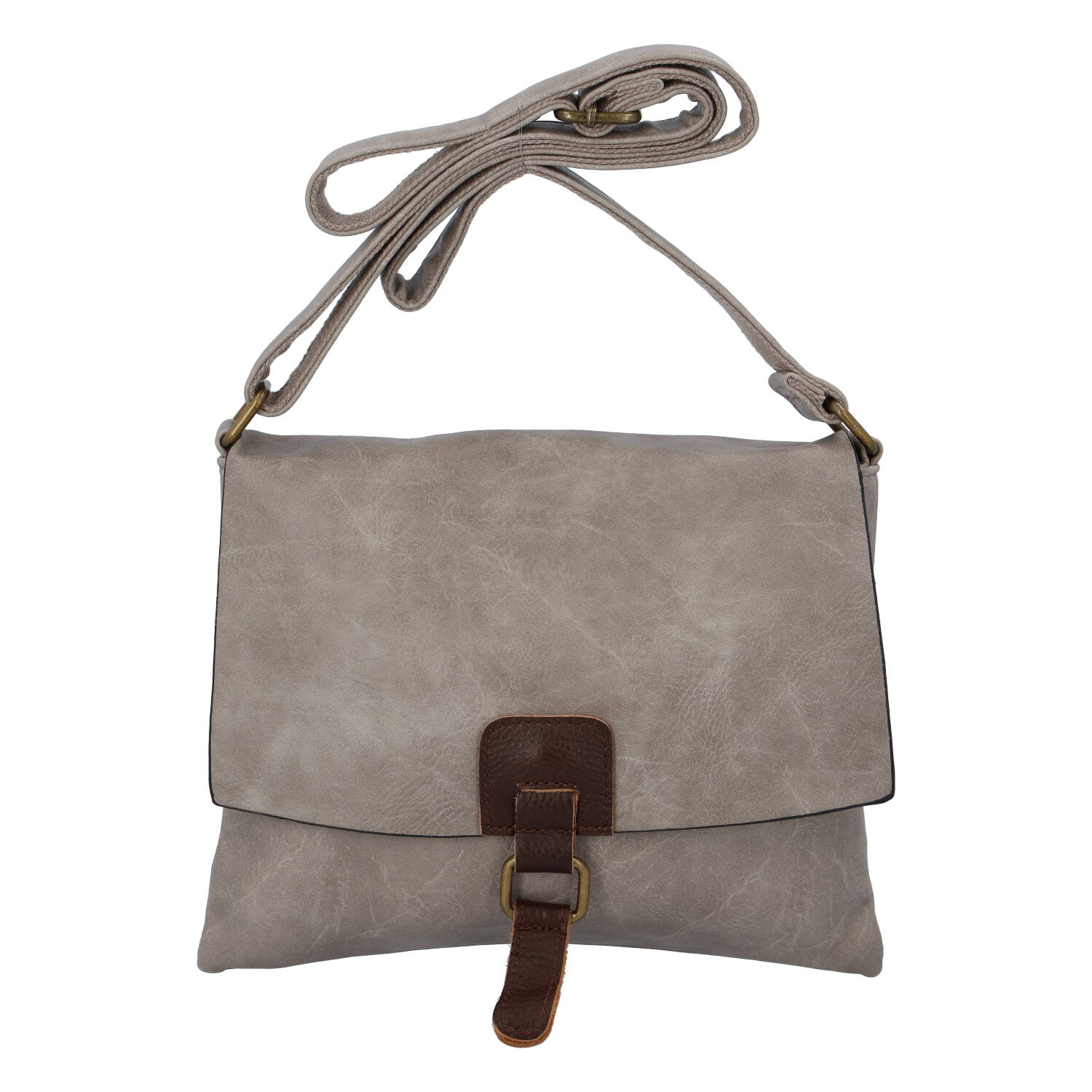 Dámská crossbody kabelka pískově šedá - Paolo Bags Jostein