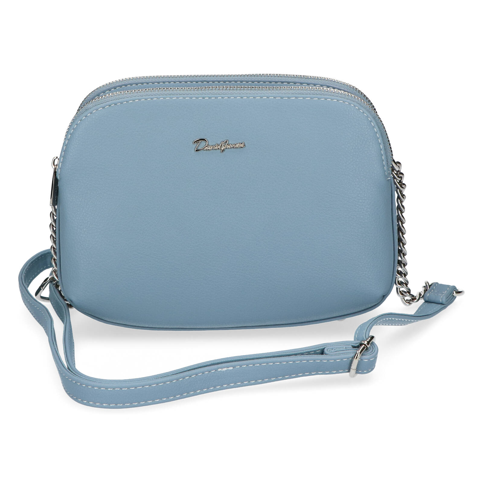 Dámská crossbody kabelka světle modrá - David Jones Beatriz