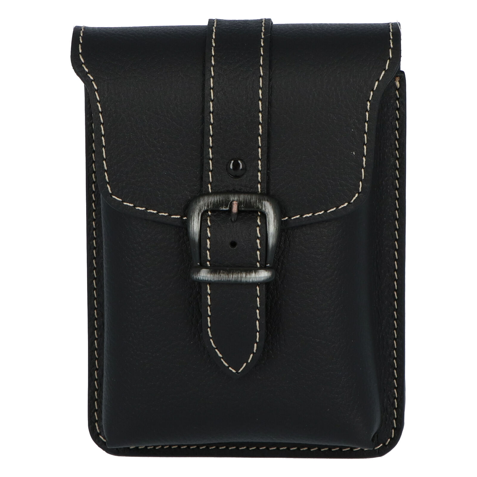 Pánská kožená kapsa na opasek černá - Kabea Hepp 2