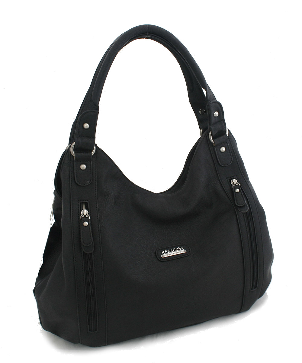 Černá kabelka Hexagona K52807