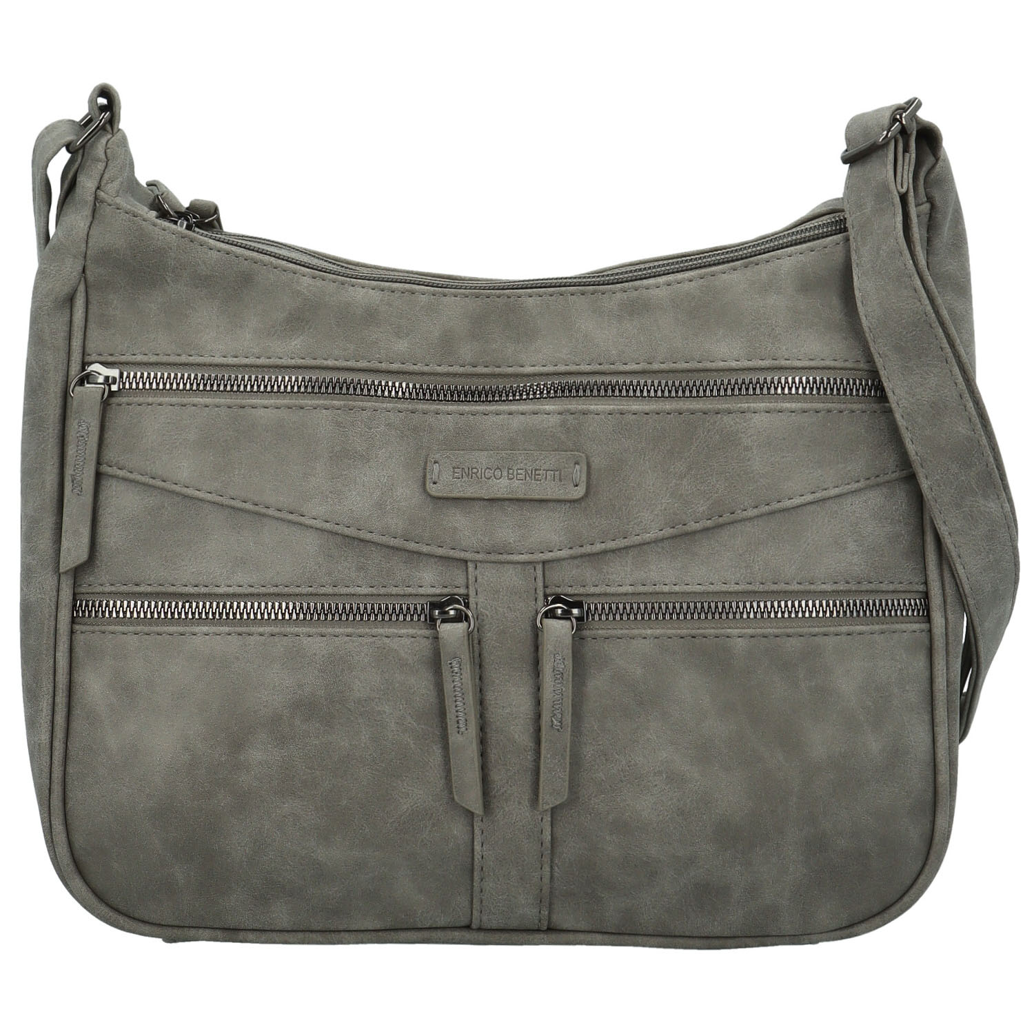 Dámská crossbody kabelka šedá - Enrico Benetti Iballa