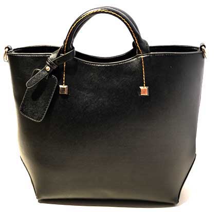 Černá kabelka shopper Feimad