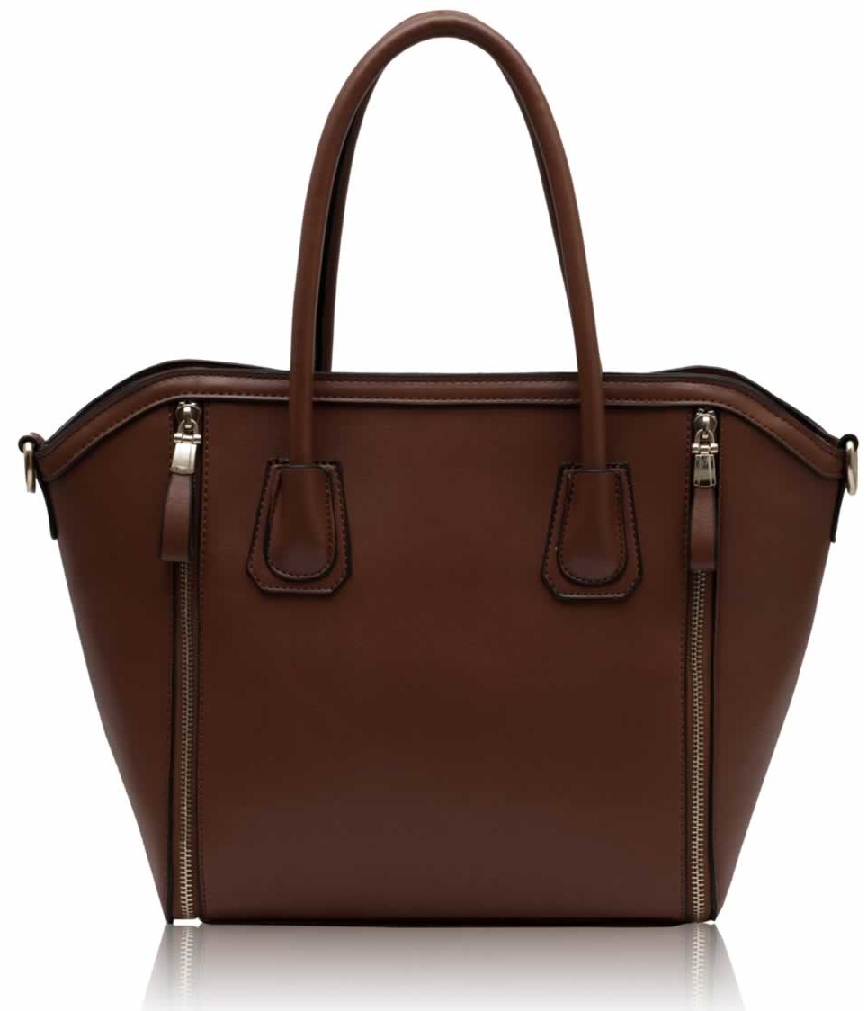 Hnědá trendy kabelka LS00146